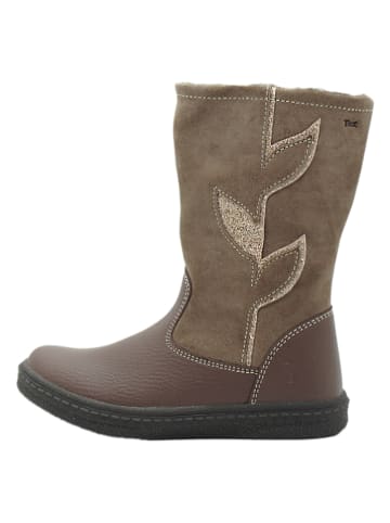 lamino Leder-Boots in Mauve