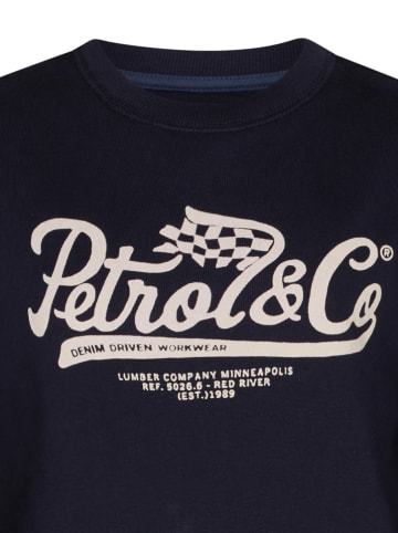 Petrol Industries Bluza w kolorze granatowym