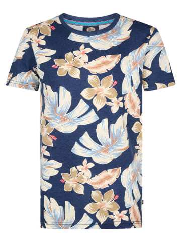 Petrol Industries Shirt donkerblauw/beige