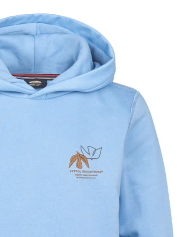Petrol Industries Hoodie lichtblauw