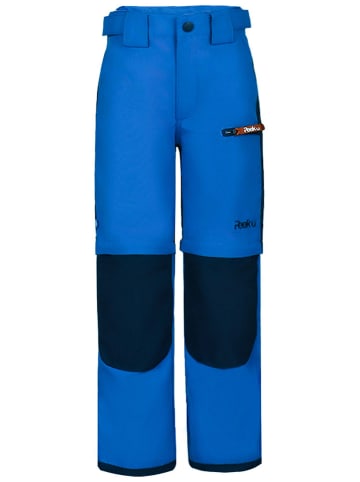 Peek U Spodnie trekkingowe Zipp-Off "Terra" w kolorze niebiesko-granatowym