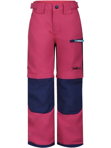 Peek U Zippoff-Trekkinghose "Terra" in Pink/ Dunkelblau