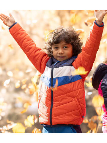 Peek U All-season doorgestikte jas "Baz" oranje