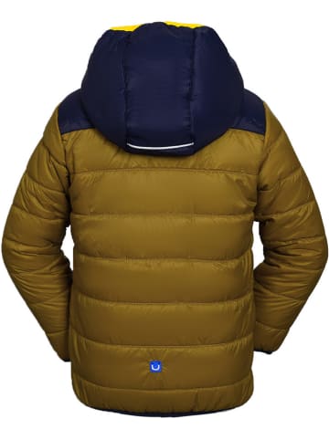 Peek U All-season doorgestikte jas "Baz" kaki