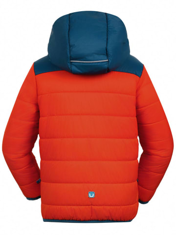 Peek U All-season doorgestikte jas "Baz" oranje/blauw