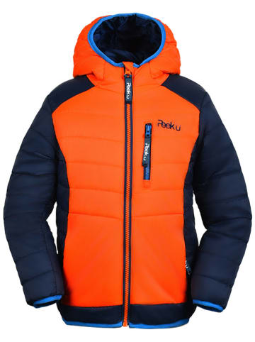 Peek U Ganzjahres-Steppjacke "Caspian"  in Orange/ Dunkelblau