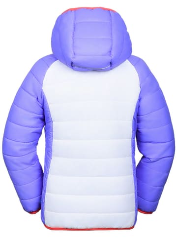 Peek U All-season doorgestikte jas "Cordelia" wit/paars