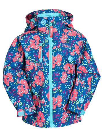 Peek U Regenjacke "Autumn" in Blau/ Pink