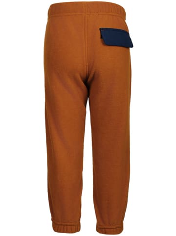 Peek U Fleece broek "Ocean" lichtbruin/donkerblauw