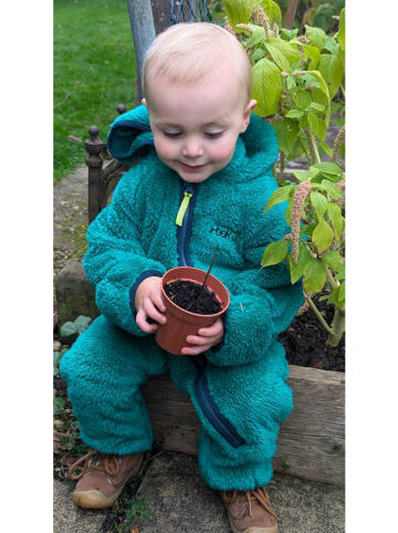 Peek U Fleece-Overall "Roscoe" in Grün