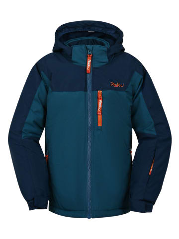Peek U Ski-/ Snowboardjacke "Hawk" in Türkis/ Dunkelblau