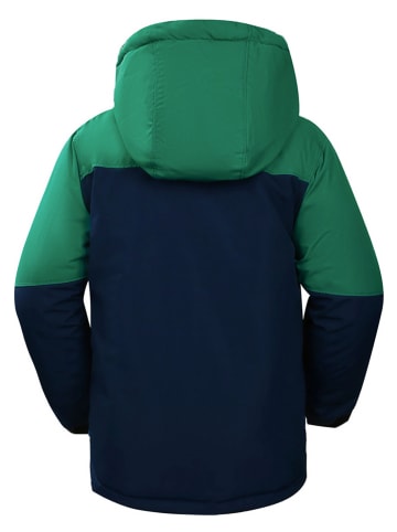 Peek U Ski-/snowboardjas "Decker" donkerblauw/groen