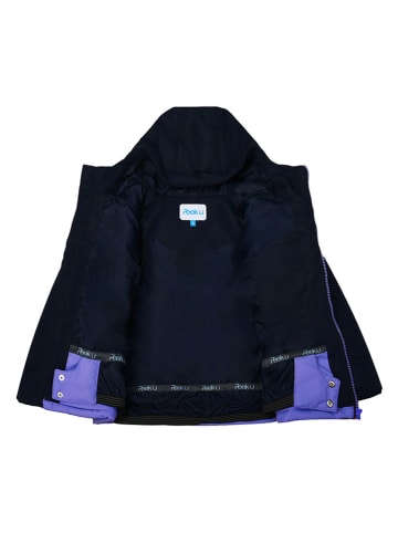 Peek U Winterjas paars/donkerblauw