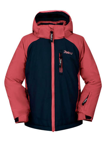 Peek U Ski-/snowboardjas "Litzy" roze/donkerblauw