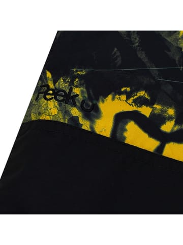 Peek U Ski-/snowboardbroek "Kuu" zwart/geel