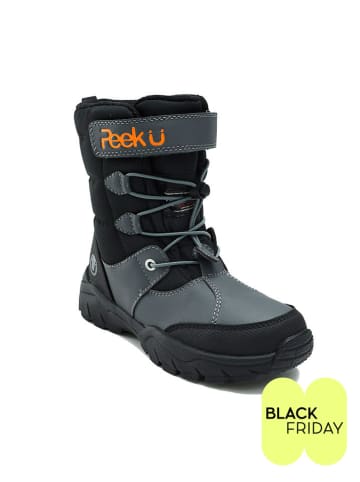 Peek U Winterboots "Blunnie" in Schwarz