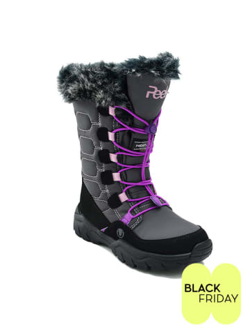 Peek U Winterstiefel "Catwalk" in Grau/ Violett