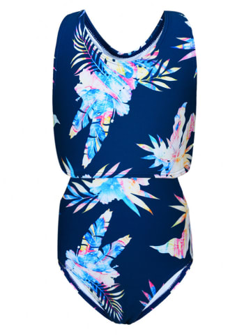 Peek U Badpak "Marisol" donkerblauw/meerkleurig