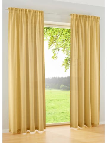 heine home Decogordijn geel