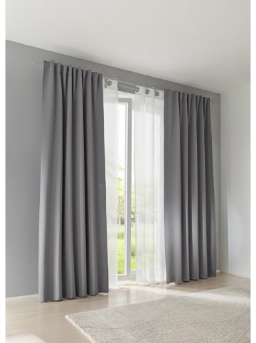 heine home Zasłona dekoracyjna w kolorze szarym