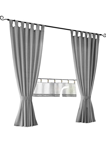 heine home 2-delige set: decogordijnen grijs