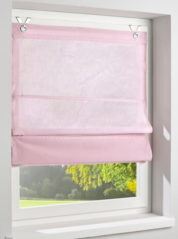 heine home Roleta rzymska w kolorze jasnoróżowym