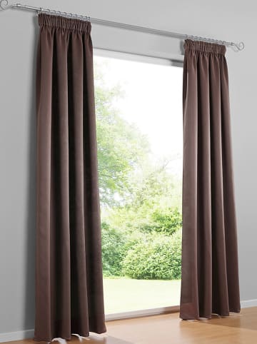 heine home Decogordijn bruin