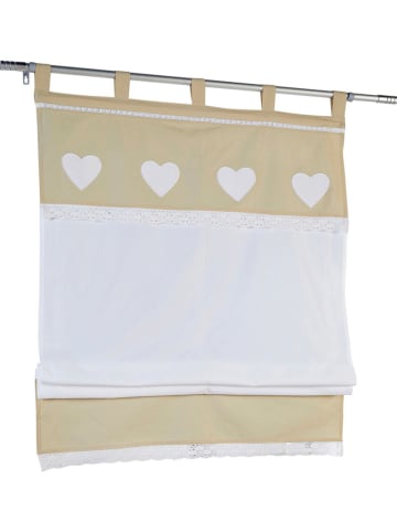 heine home Roleta rzymska w kolorze biało-beżowym