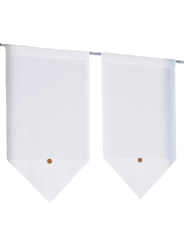 heine home Firanka okienna w kolorze białym