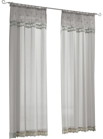 heine home Decogordijn grijs