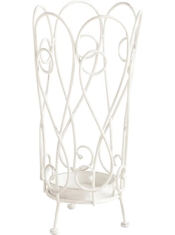 heine home Stojak w kolorze białym na parasole - wys. 53,5 x Ø 26 cm