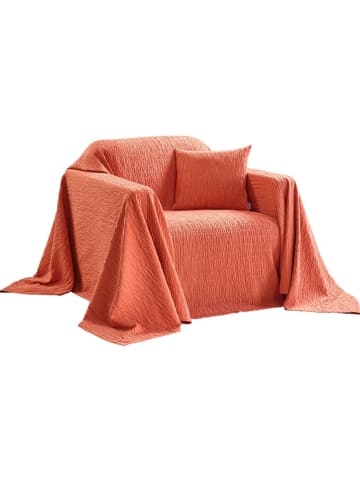 heine home Pled w kolorze pomarańczowym