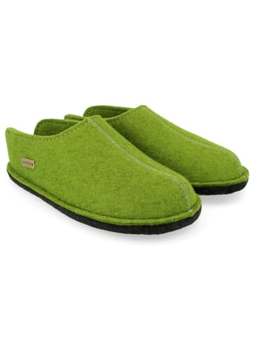 HAFLINGER Pantoffels groen