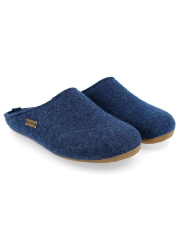 HAFLINGER Hausschuhe in Blau