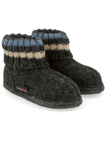 HAFLINGER Pantoffels antraciet