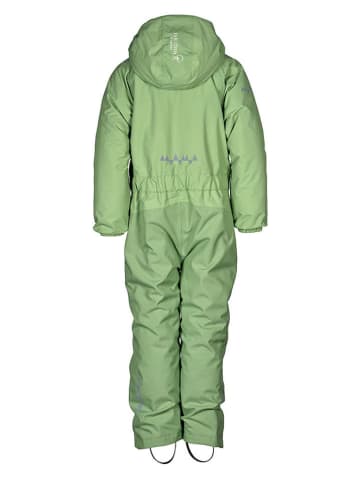Isbjörn Kombinezon zimowy "Halfpipe" w kolorze zielono-fioletowym