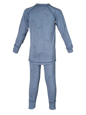 Isbjörn 2-delige fuctioneel ondergoedset "Polarbear" blauw