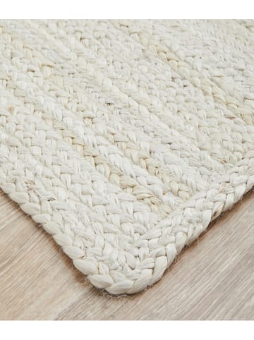 ABERTO DESIGN Jute tapijt crème