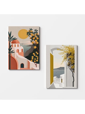 ABERTO DESIGN Druki (2 szt.) na płótnie