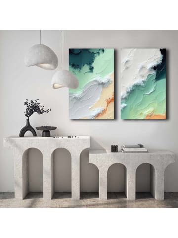 ABERTO DESIGN Druki (2 szt.) na płótnie - 45 x 70 cm