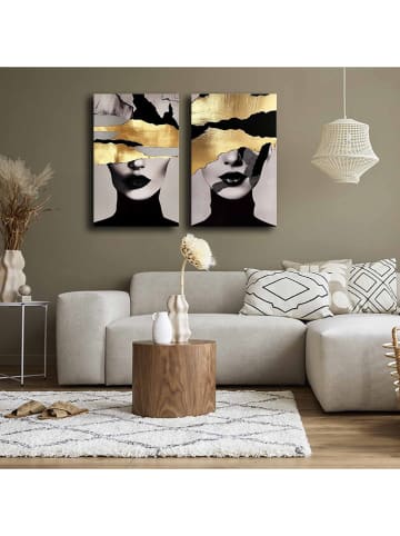 ABERTO DESIGN Druki (2 szt.) na płótnie - 45 x 70 cm