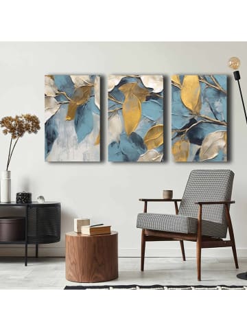 ABERTO DESIGN 3er-Set: Leinwanddrucke - (B)45 x (H)70 cm