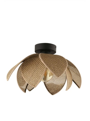 ABERTO DESIGN Lampa sufitowa w kolorze beżowo-czarnym - wys. 26 x Ø 40 cm