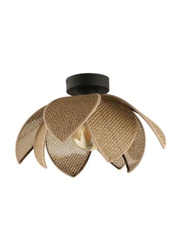 ABERTO DESIGN Lampa sufitowa w kolorze beżowo-czarnym - wys. 26 x Ø 40 cm