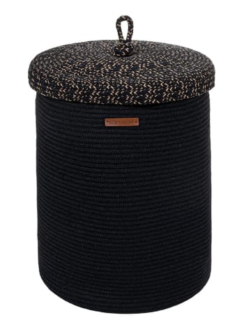 ABERTO DESIGN Opbergmand zwart - (H)50 x Ø 36 cm