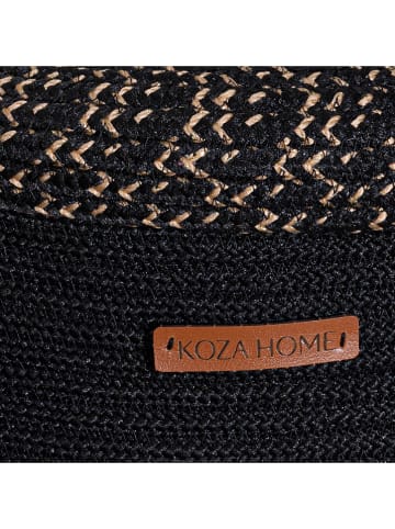 ABERTO DESIGN Opbergmand zwart - (H)50 x Ø 36 cm