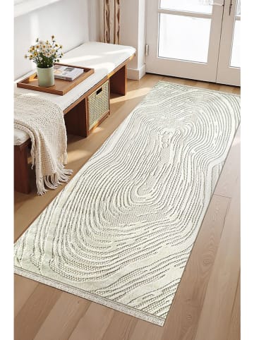 ABERTO DESIGN Laagpolig tapijt crème