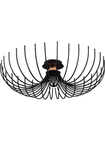 Opviq Deckenleuchte in Schwarz - (H)16 x Ø 56 cm