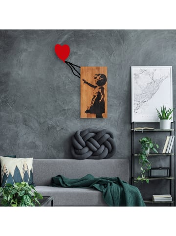 ABERTO DESIGN Wanddecoratie "Banksy" - (B)59 x (H)83 cm