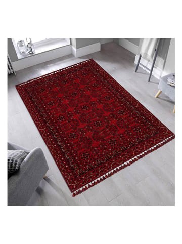 Mioli Laagpolig tapijt "BHR 02" rood